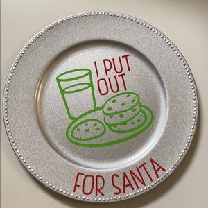Decorative Santa Cookie’s Plate